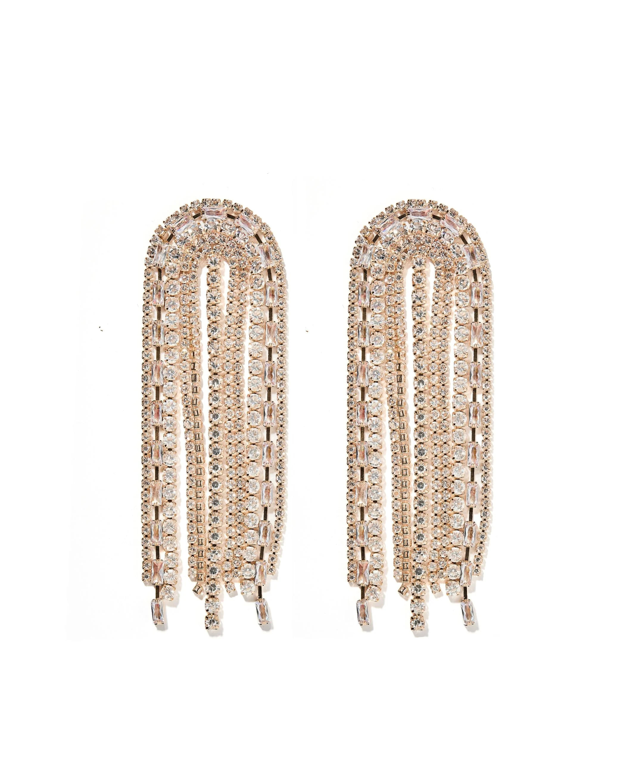 Hollis Gold Statement Earrings | LINNY CO LLC