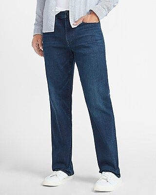 Bootcut Dark Wash Hyper Stretch Jeans, Men's Size:W30 L32 | Express