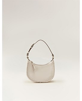 David Jones Helen Kaminski Vivie Mini Hobo Bag in Stone | David Jones (Australia & New Zealand)