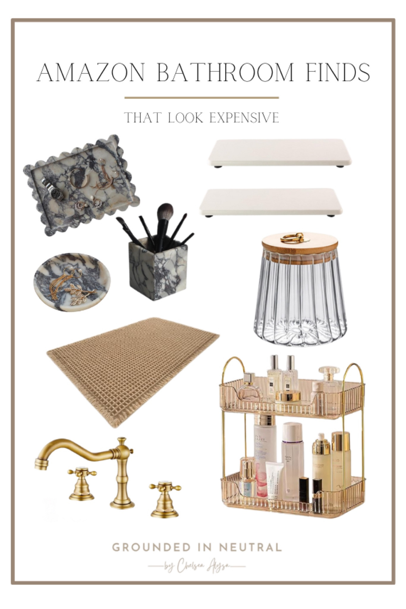 Amazon bathroom finds that look expensive. Budget friendly for your bathroom upgrade!

#LTKStyleTip #LTKHome #LTKSaleAlert