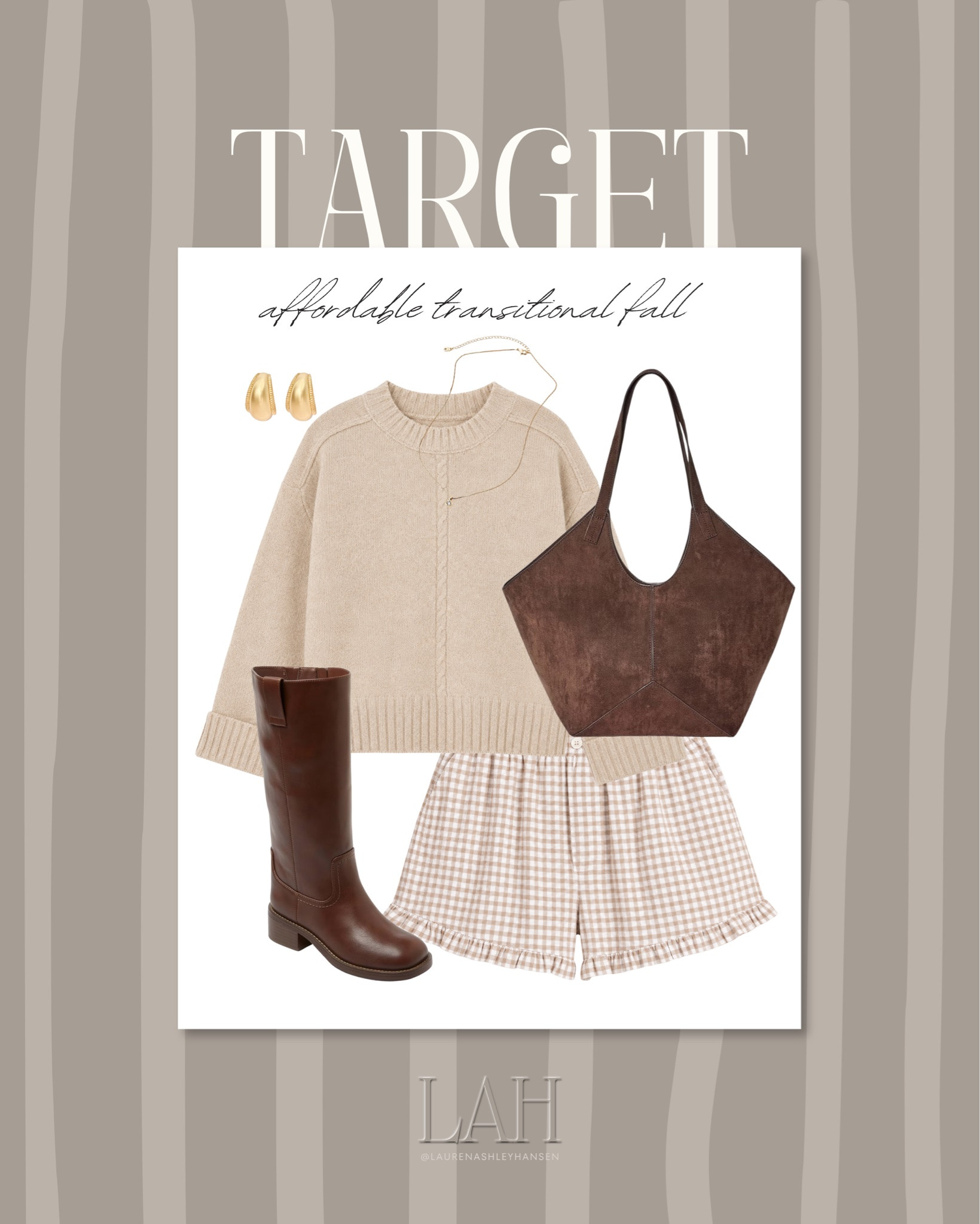 An easy summer to fall transitional look from Target! I love pairing tall boots with shorts for an elevated and chic look.

#LTKgrwm #LTKootd #LTKSeasonal