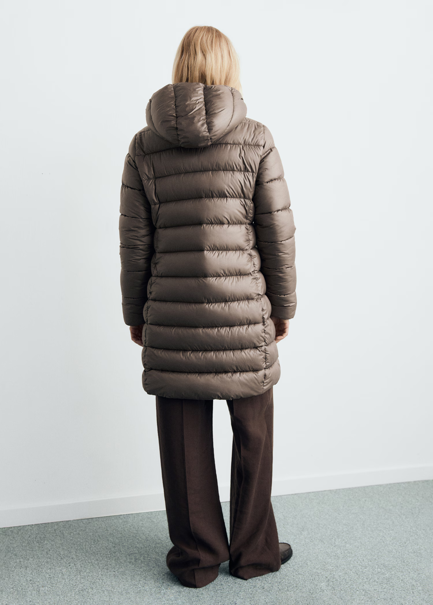 Midi quilted anorak with hood | Mango (US/MX/AU)