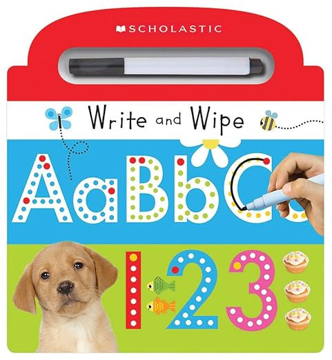 Write and Wipe ABC 123: Scholastic Early Learners (Write and Wipe) | Amazon (US)