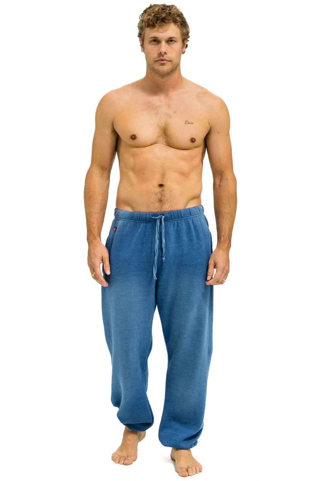 ESSENTIAL SWEATPANTS - FADED WATER | Aviator Nation