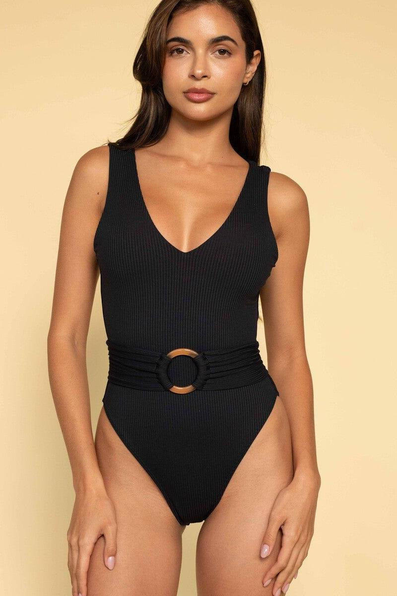 Black Rib Kim One-Piece | Montce
