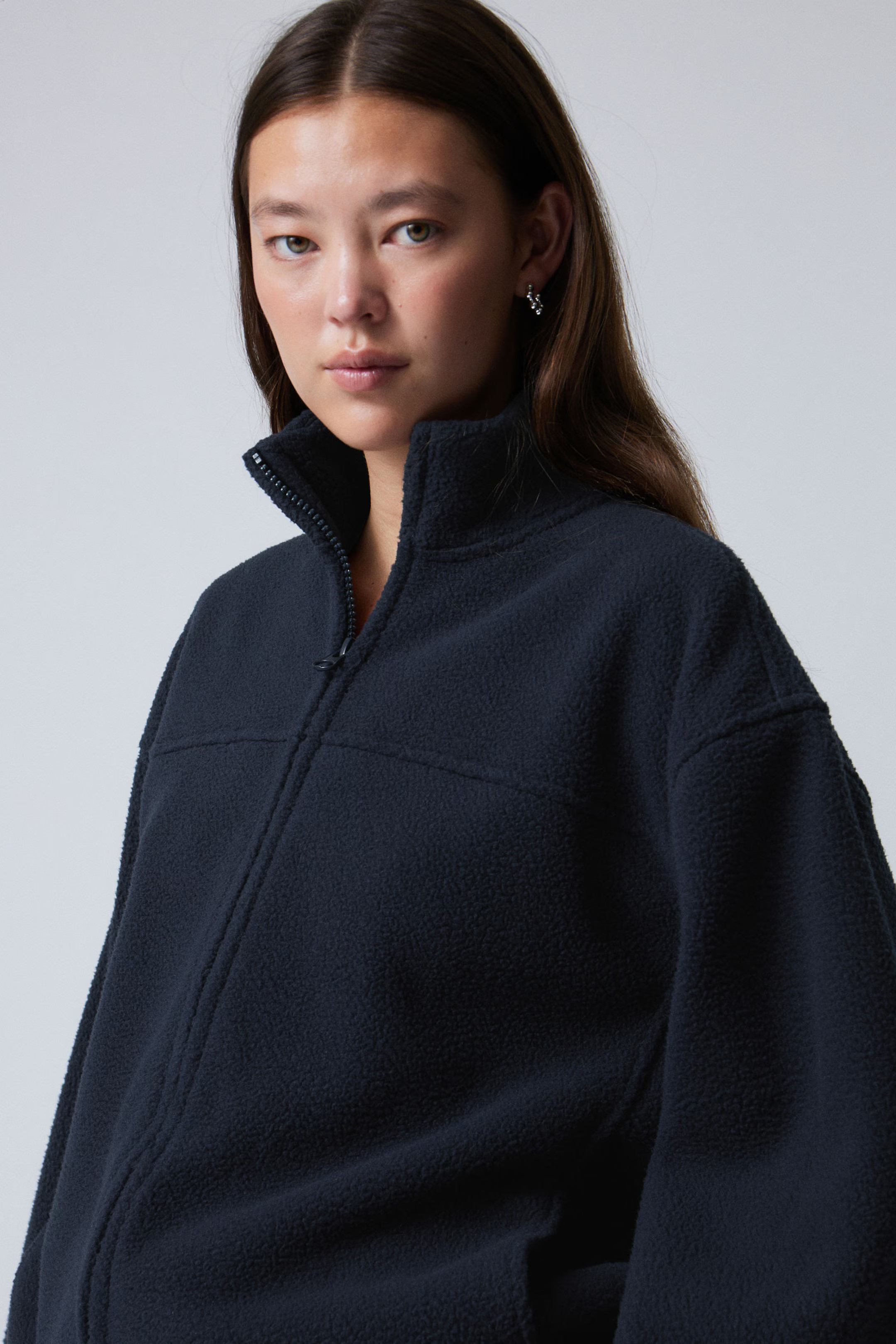 Fleece Zip Jacket | Weekday