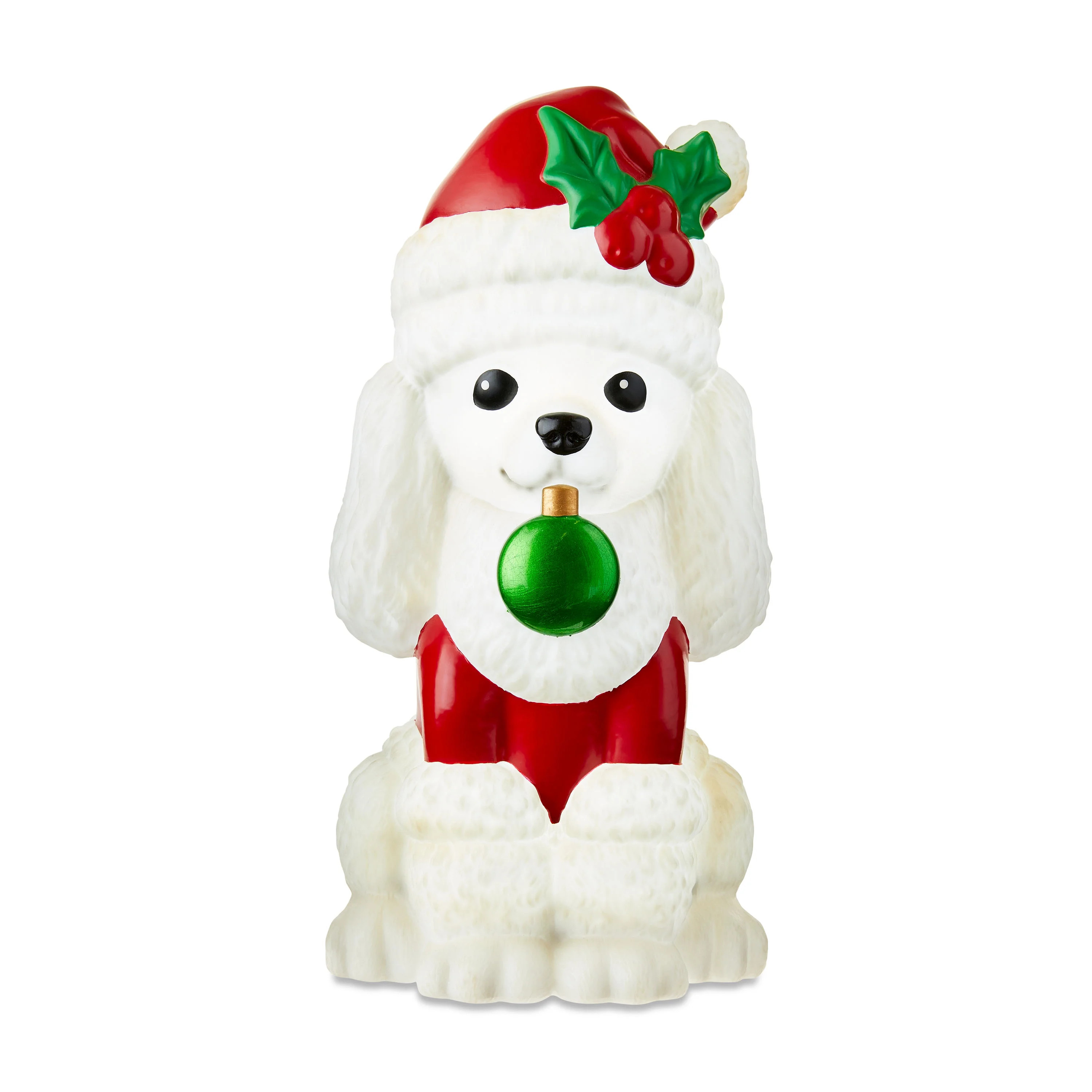 Light-up Christmas Tabletop Poodle Blow Mold, 11 in, by Holiday Time | Walmart (US)