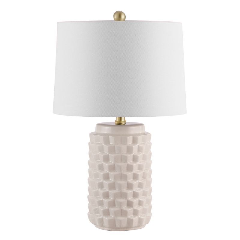 Weldon Ceramic Table Lamp  -  Ivory - Safavieh | Target