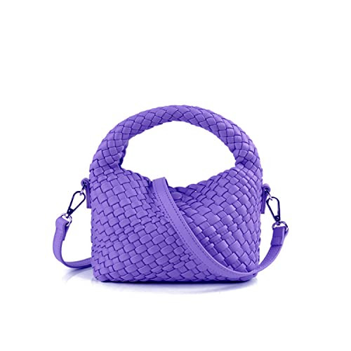 Small Hand Woven Handbags for Women Shoulder Crossbody Bag Girls Purses Cassual Top Handle Bags H... | Amazon (US)