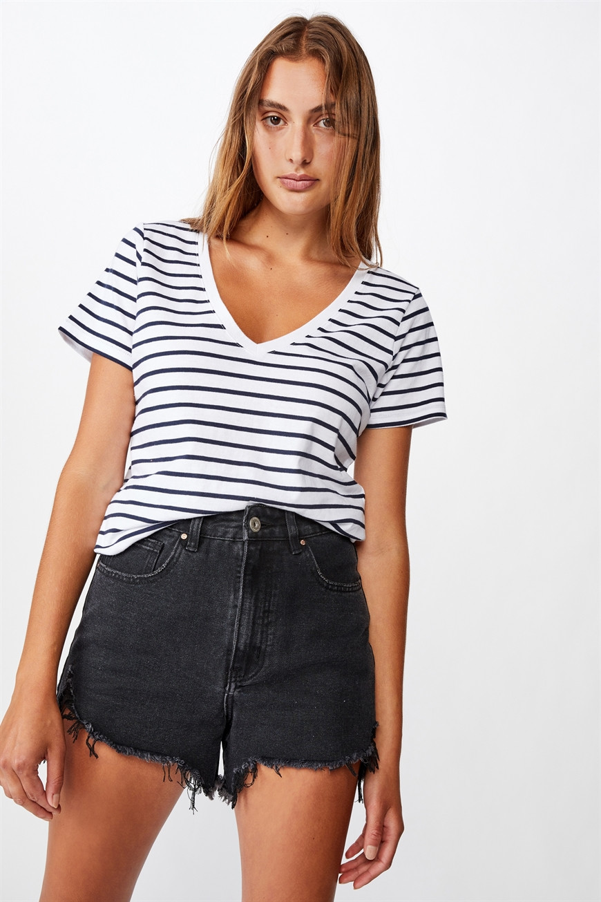 The One Fitted V Tee | Cotton On (ANZ)