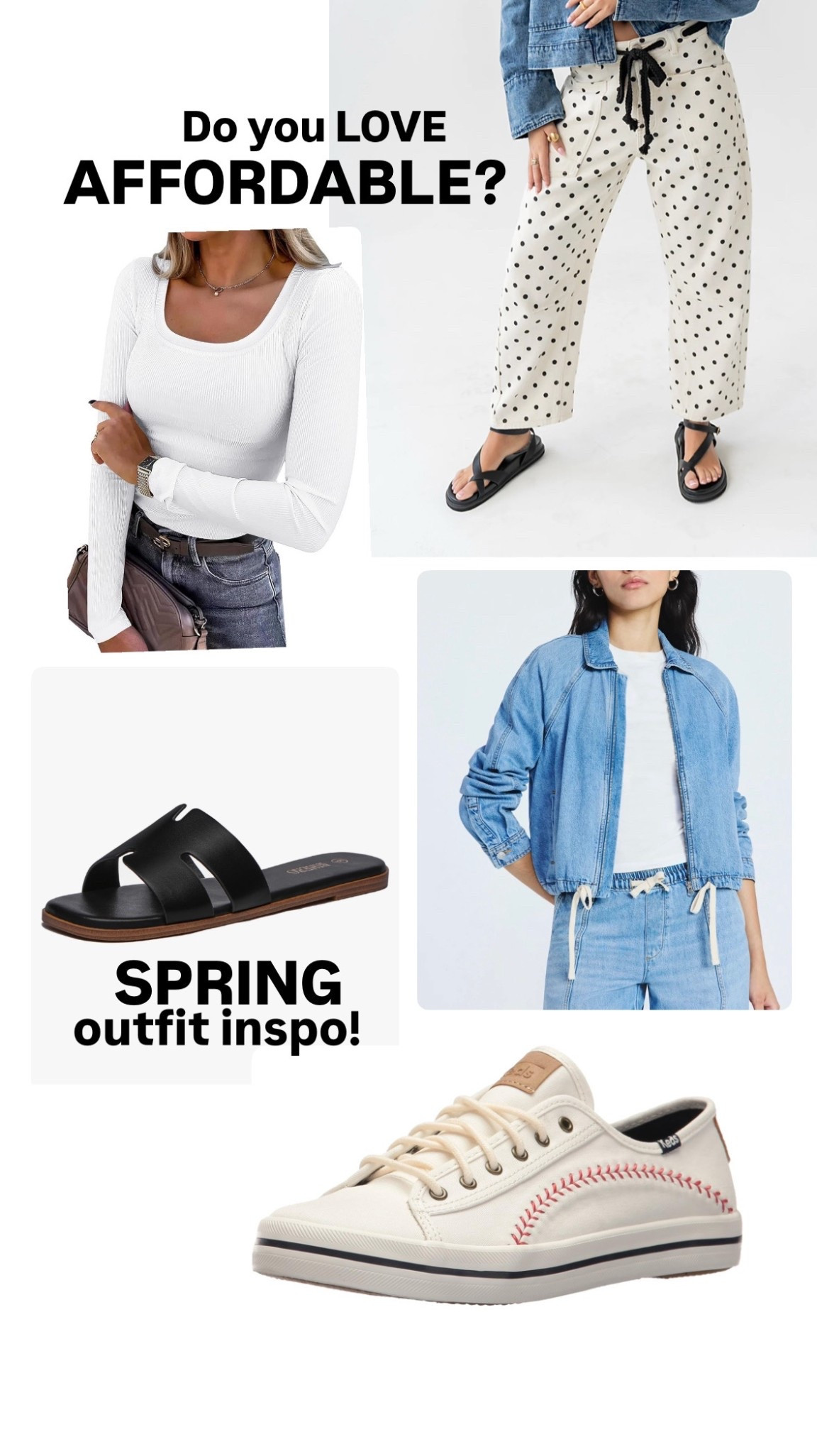 AFFORDABLE spring outfit inspo! Polkadots and baseball are trending!!!!

#LTKootd #LTKOver40
