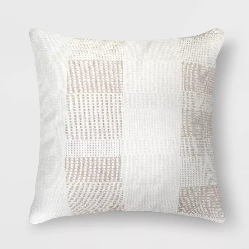 Oversized Woven Linework Square Throw Pillow - Threshold™ | Target