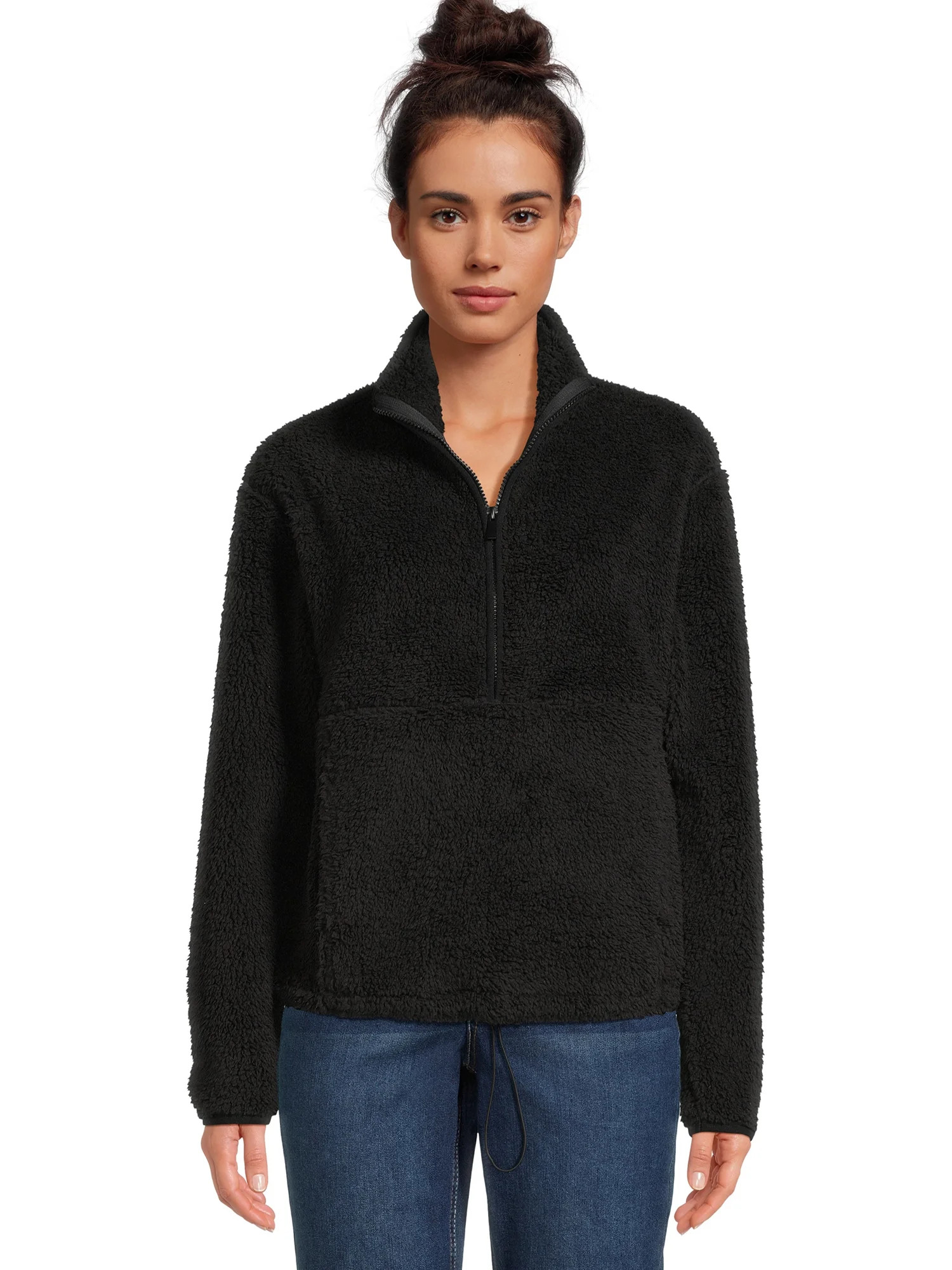 No Boundaries Juniors Plush Pullover, Sizes XS-3XL - Walmart.com | Walmart (US)