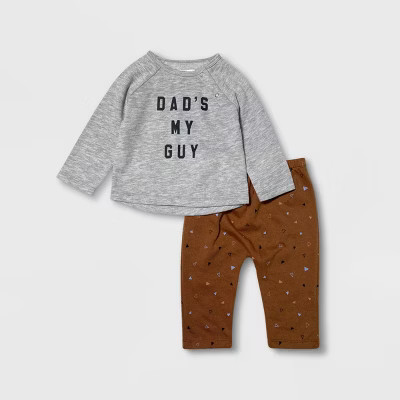 Grayson Mini Baby Boys' 2pc 'Dad's My Guy' Top & Bottom Set | Target