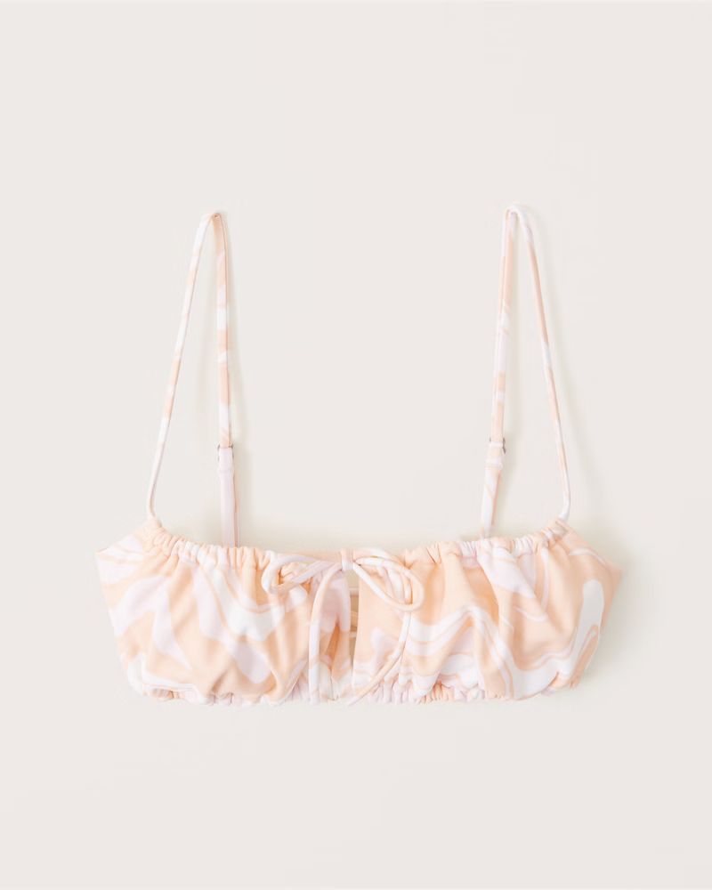 Cinched Bralette Swim Top | Abercrombie & Fitch (US)