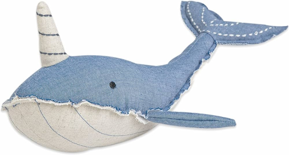 Crane Baby Toys for Boys and Girls, Comforting Plush Stuffed Animal, Narwhal | Amazon (US)