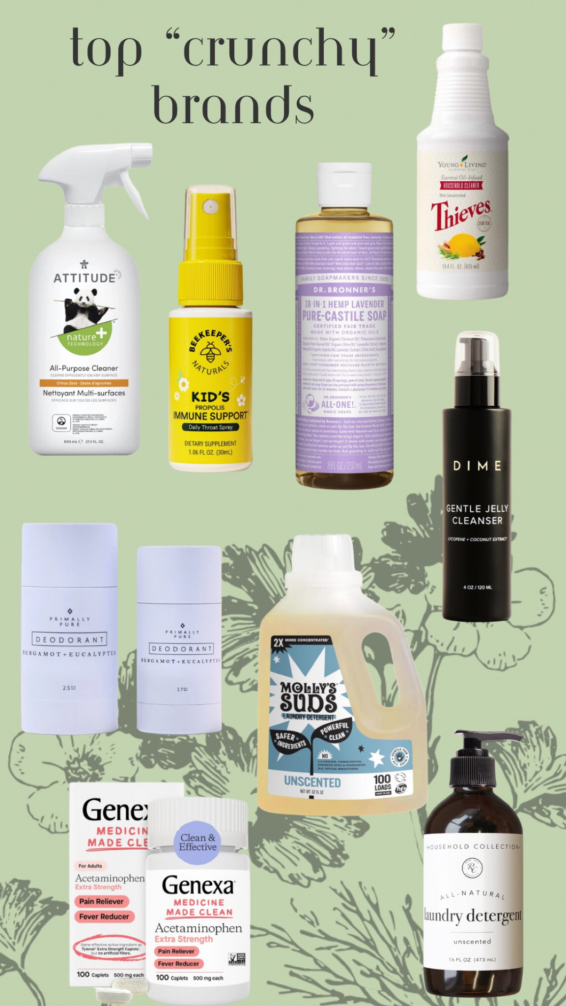 enjoy my top natural product brands! 

#LTKU #LTKhome #LTKfamily