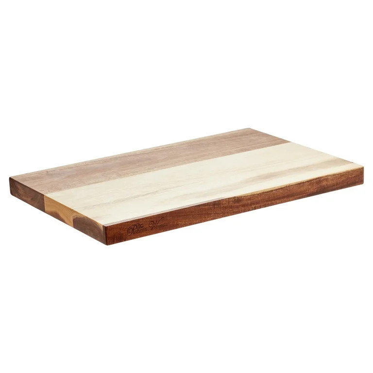 The Pioneer Woman Cowboy Rustic 12" x 18" Acacia Wood Cutting Board, Brown | Walmart (US)