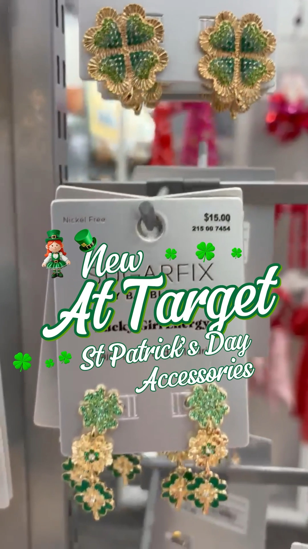 Happy Wednesday!☺️ Do you celebrate St. Patrick’s Day?☘️🤔 Here’s some cute @baublebar jewelry @Target that are fun to add to your outfit!!😍 So you don’t get pinched!!💚😂 

20% Off Sale on Sugarfix by Baublebar craft kit gifts that I linked with these!!🎁🤩

#BaubleBarForTarget #baublebar #sugarfix #stpatricksday #sugarfixbybaublebarfortarget #earrings #accessories #weargreen #stpattysday #stpatricks #target #targetfinds
#teenaccessories #bracelets #jewelry #targetstyle 
Target earrings, Baublebar 

#LTKSeasonal #LTKOver40 #LTKSaleAlert