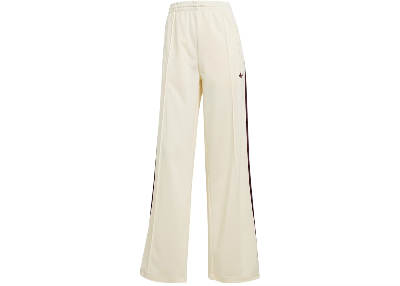adidas Women's Adicolor Classic Firebird Loose Track Tracksuit BottomsCream White/Maroon | StockX