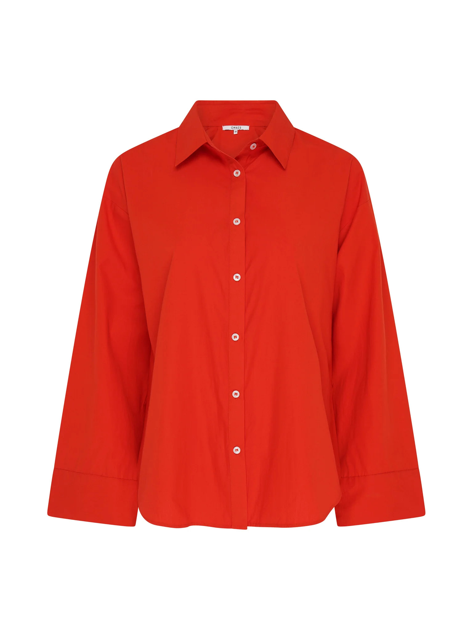 Kendall Shirt in Red | OMNES UK