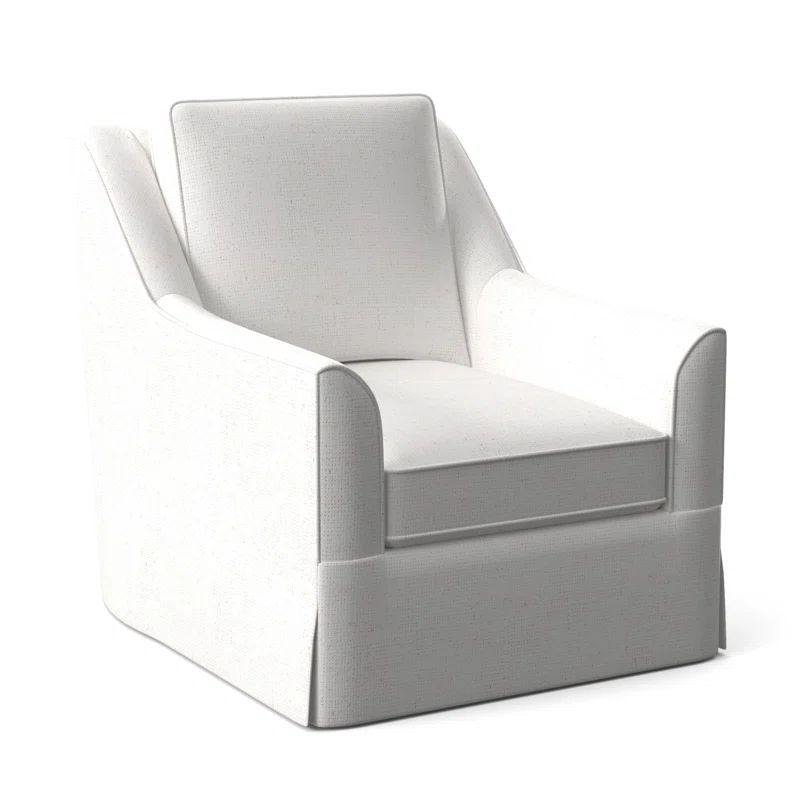 Bella 30" W Cotton Swivel Armchair | Wayfair Professional