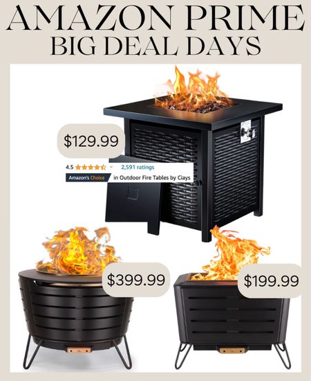 Fire pits are perfect for the patio this time of year! Grab one while they’re still on sale today during the Amazon Prime Deal Days!

#LTKhome #LTKxPrime #LTKsalealert