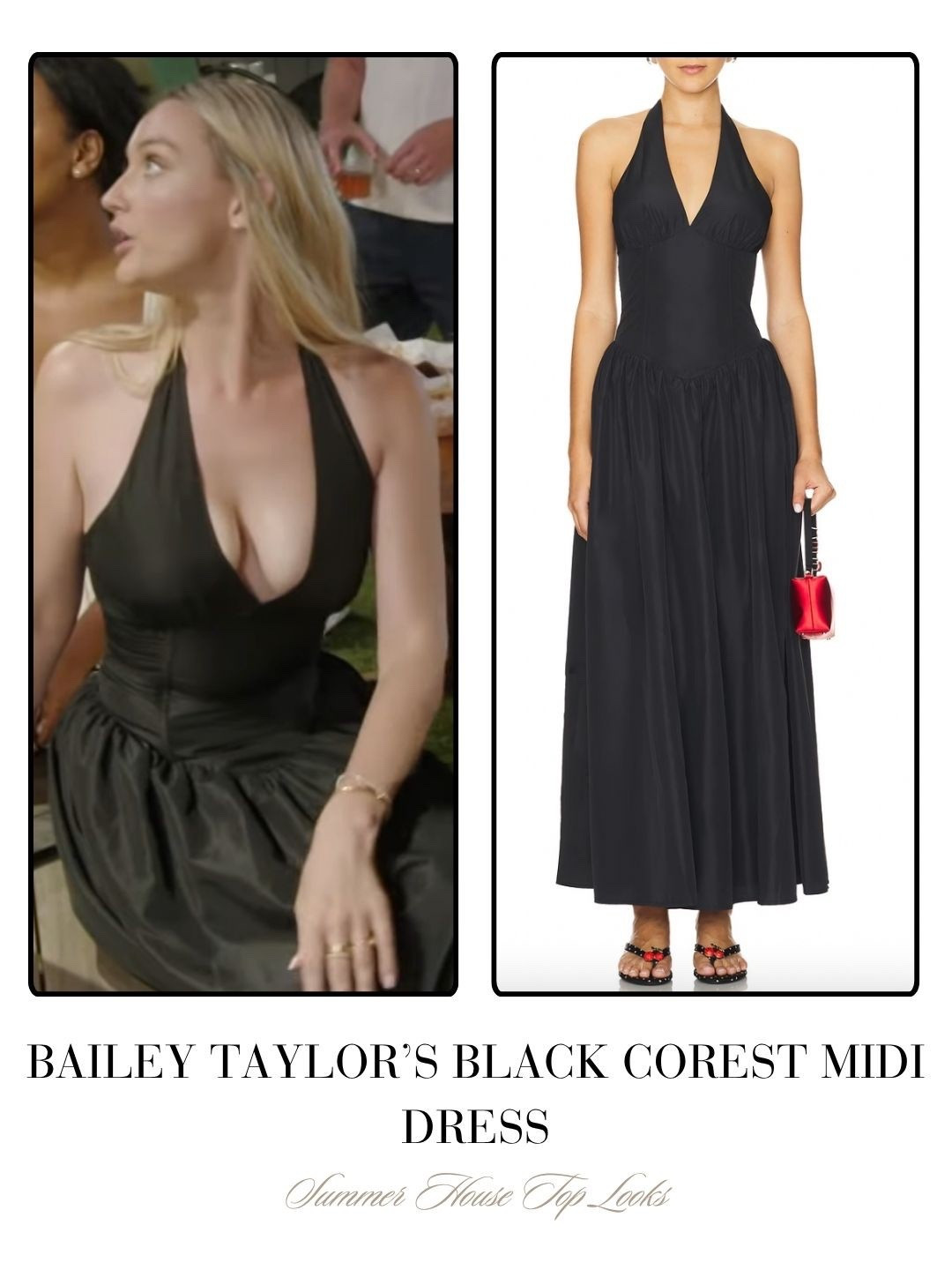 Bailey Taylor’s Black Corset Dress 