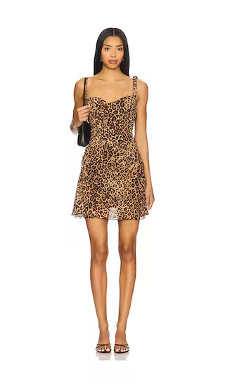 Ines Mini Dress in Leopard Multi | Revolve Clothing (Global)