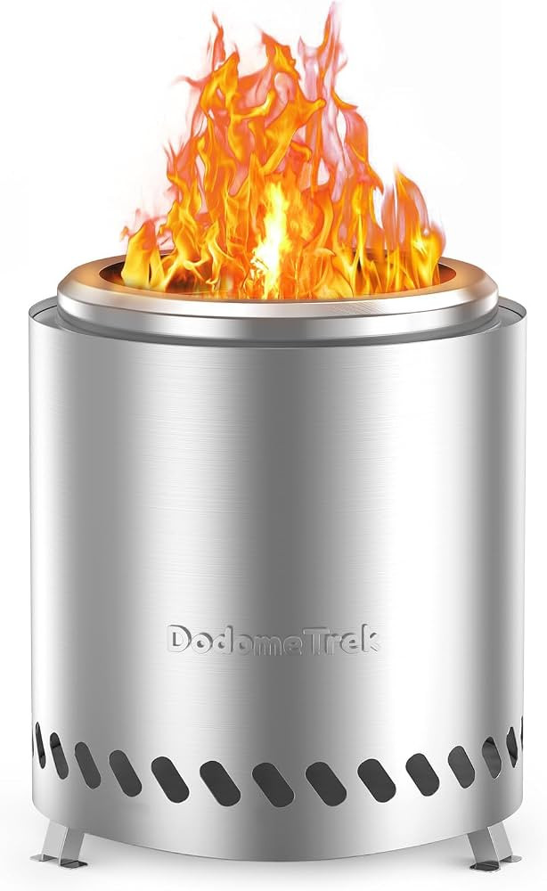 Tabel Top Fire Pit Mini, Portable Firepit Outdoor, 5.5 Inch Tabletop Firepit Stainless Steel | Amazon (US)