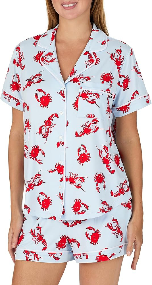 kate spade new york Short Sleeve Boxer PJ Set | Amazon (US)