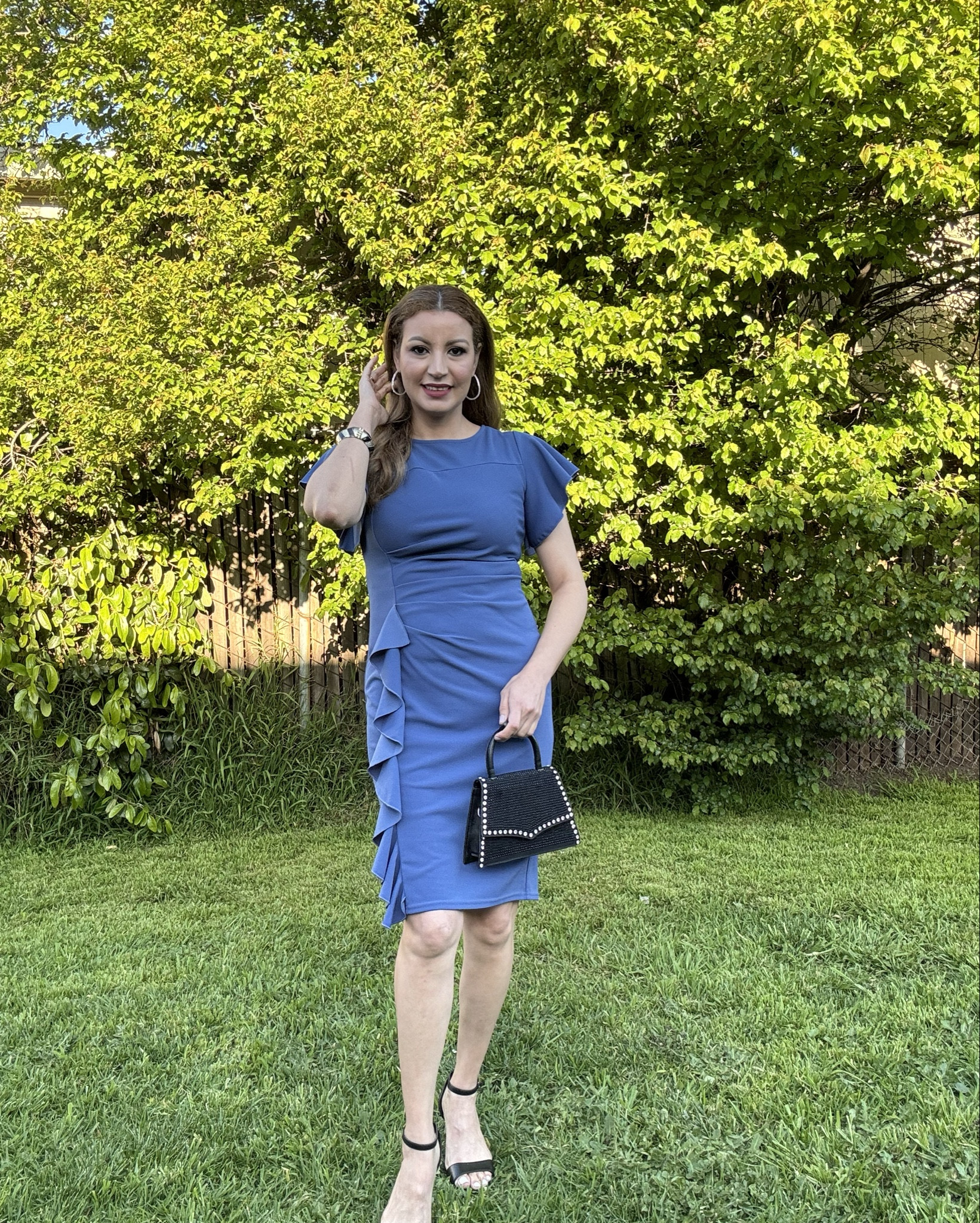 IHOT Women's Ruffle Sleeve Ruched Bodycon Party Cocktail Dresses Vintage Church Work Pencil Dress.
Size:M


#LTKSeasonal #LTKbeauty #LTKstyletip