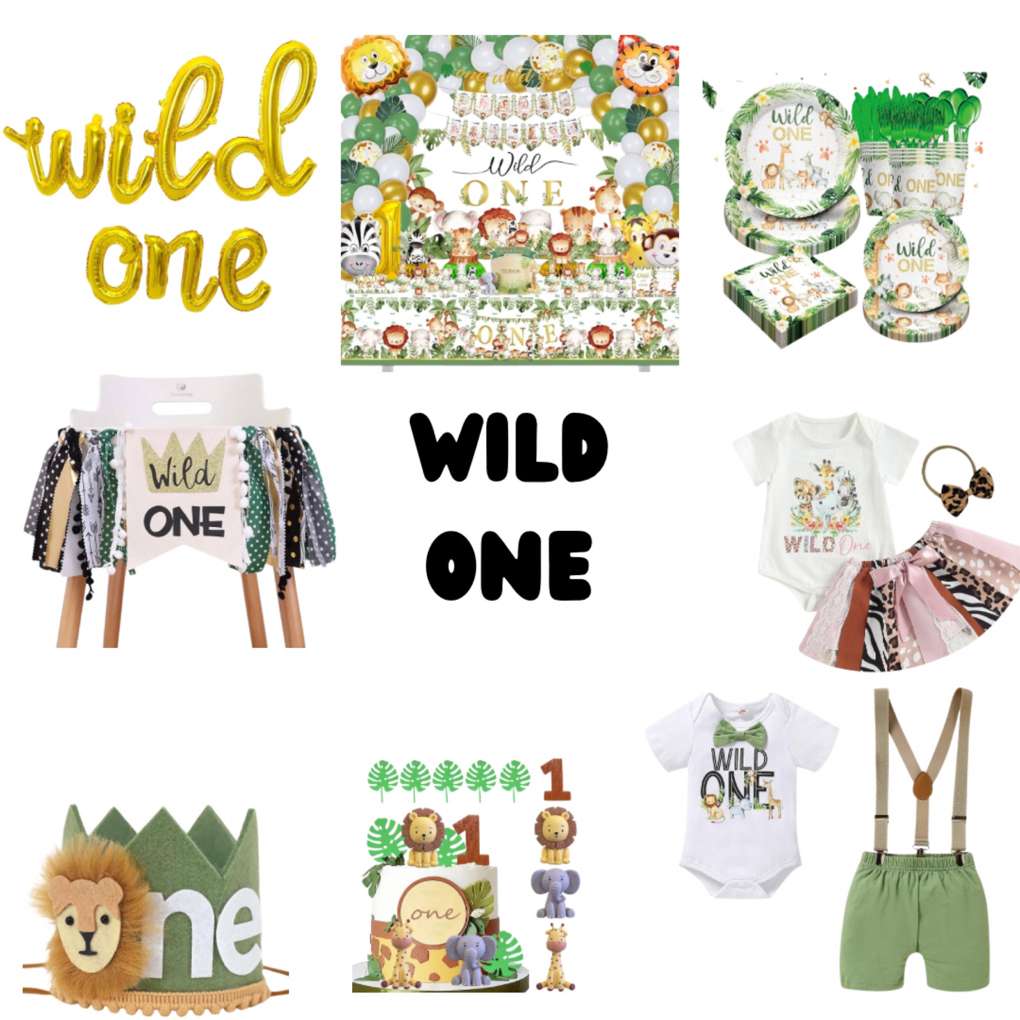Wild One baby’s first birthday theme boy or girl 

#LTKBaby #LTKParties #LTKKids