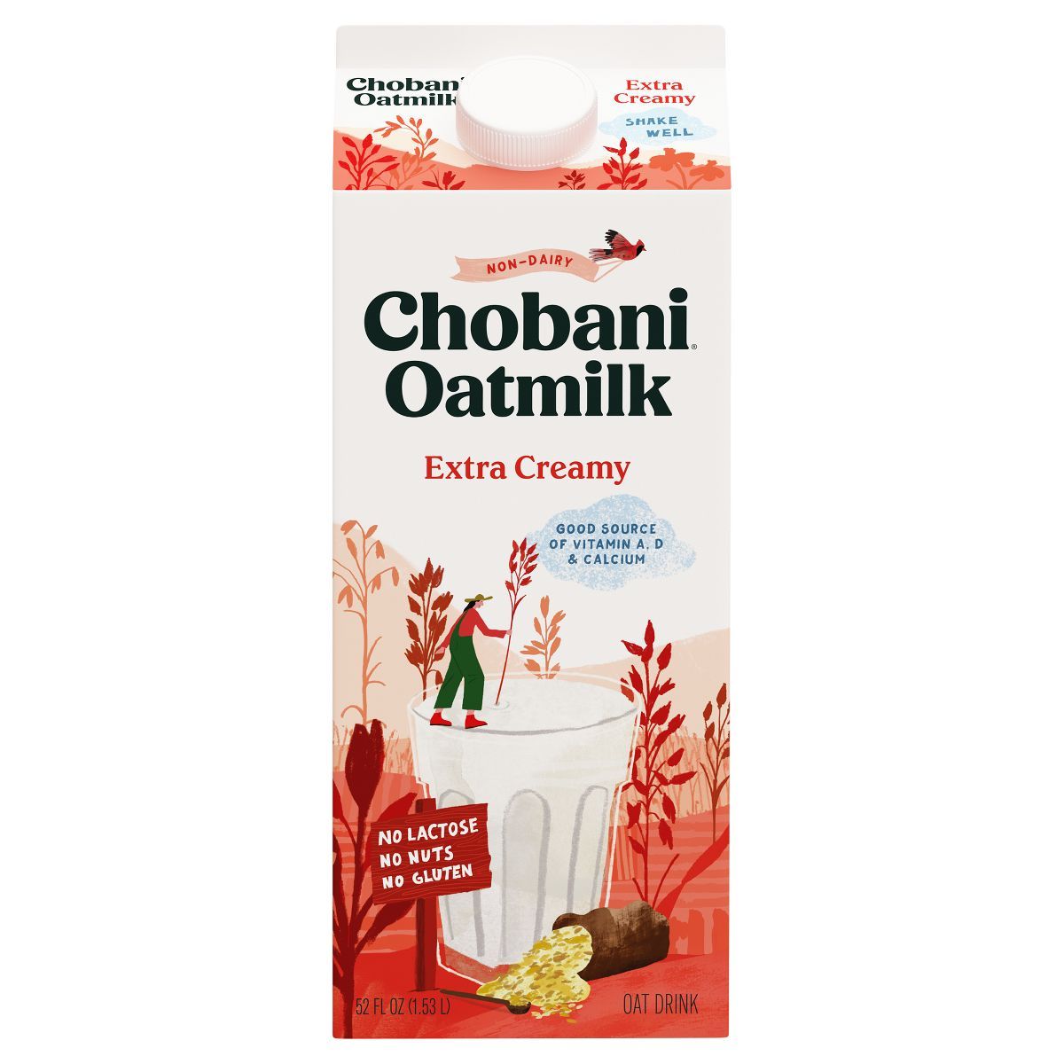 Chobani Extra Creamy Plant-Based Oatmilk  - 52 fl oz | Target
