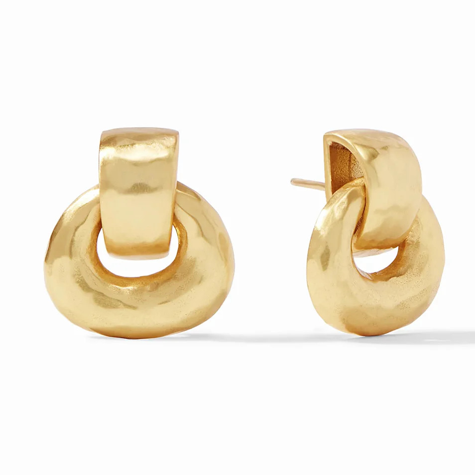 Avalon Demi Doorknocker Earrings - Gold | Southern Roots