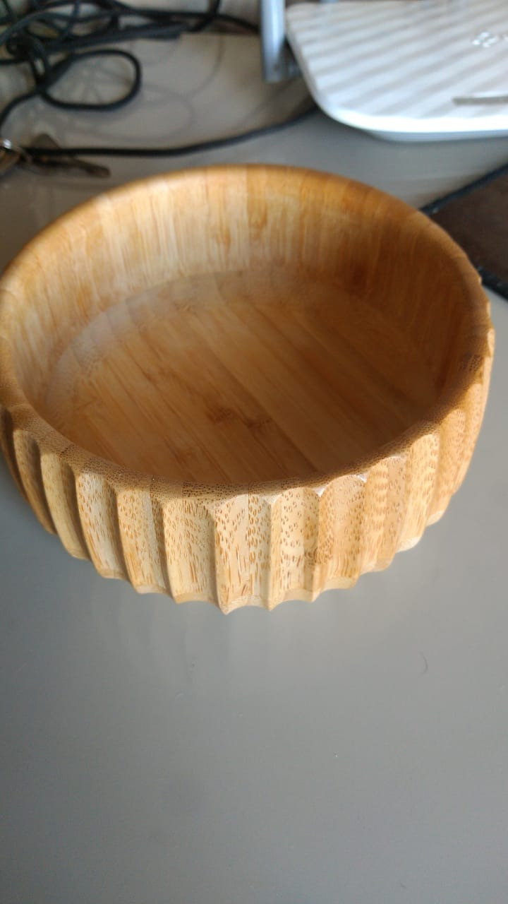 Oikos - Bowl de Bambu Canelado Pequeno | Amazon (BR)