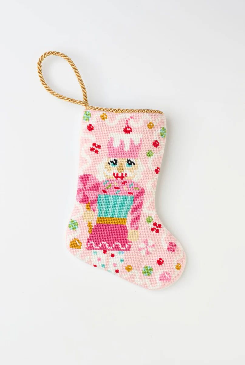 Sugary Sweet Nutcracker in Pink | Bauble Stockings