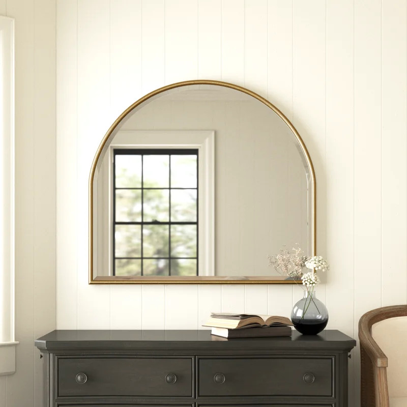 Bellport Metal Flat Wall Mirror | Wayfair North America