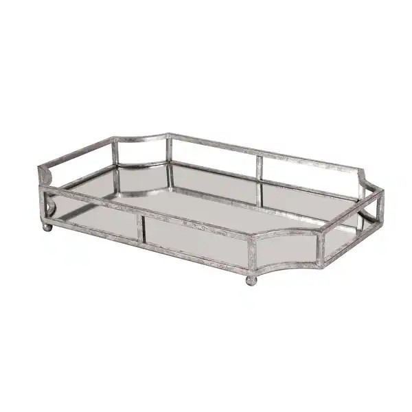 Kate and Laurel Ciel Mirrored Decorative Tray - 19x13x3 - Bed Bath & Beyond - 12054254 | Bed Bath & Beyond