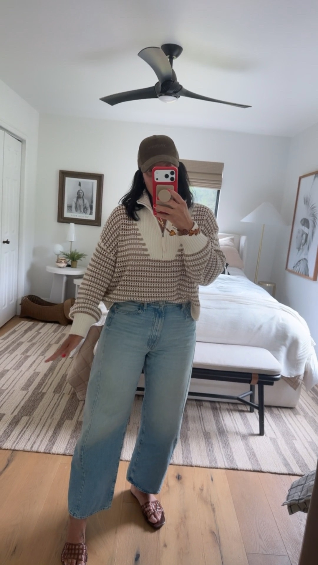Top size medium, jeans size 30 (I’m a curvy size 8), shoes fit tts. I’m wearing a medium in the hat.

#LTKSaleAlert #LTKMidsize #LTKOver40