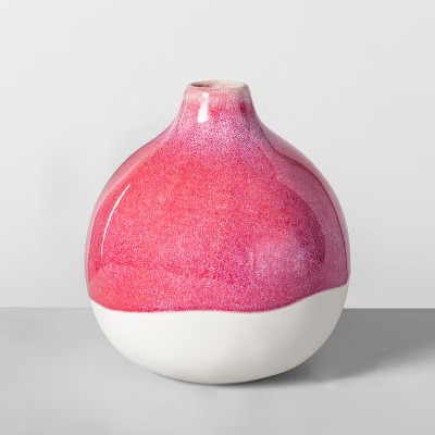 4.8" x 4.5" Decorative Stoneware Vase - Opalhouse™ | Target