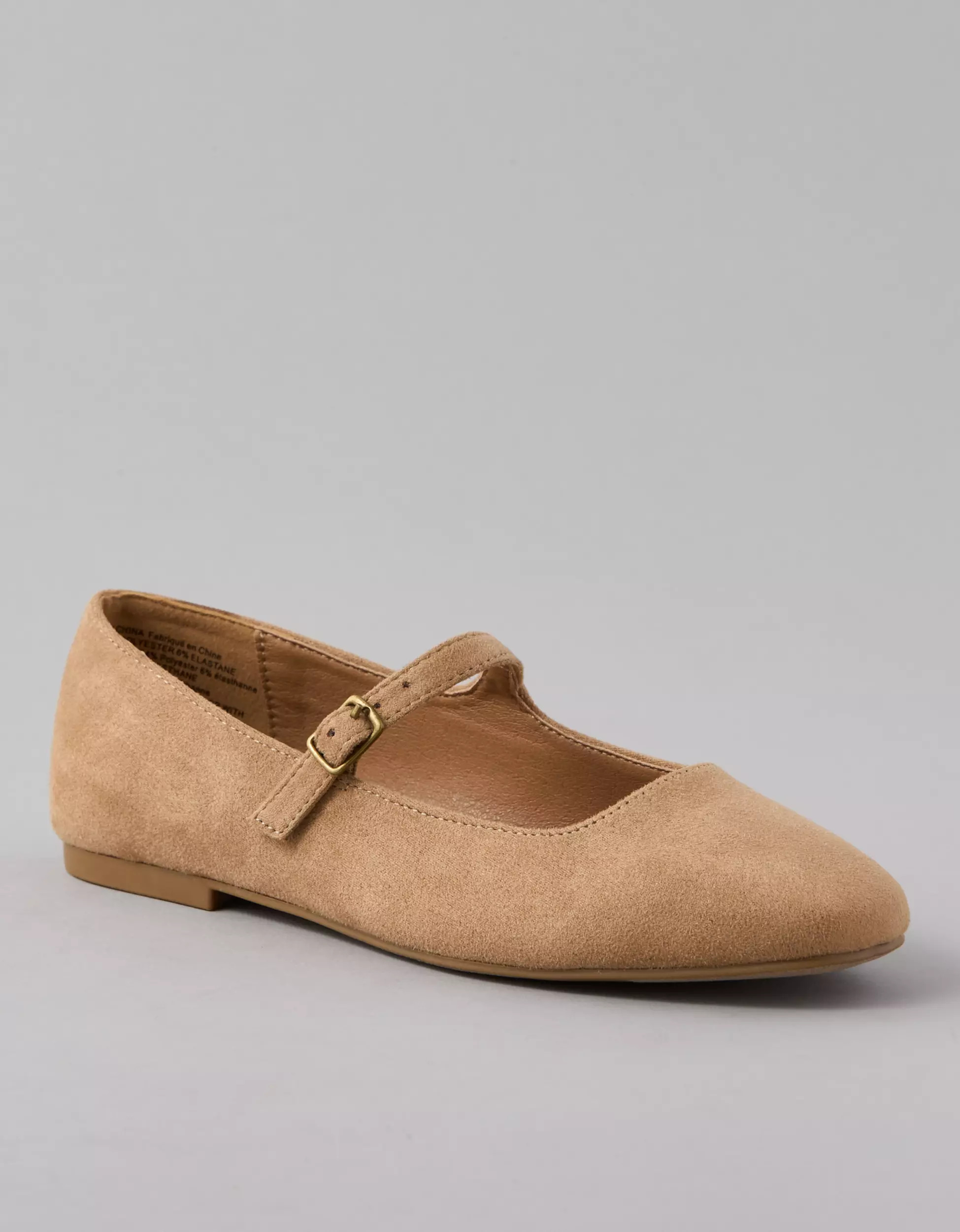 AE Vegan Suede Ballet Flat | American Eagle Outfitters (US & CA)
