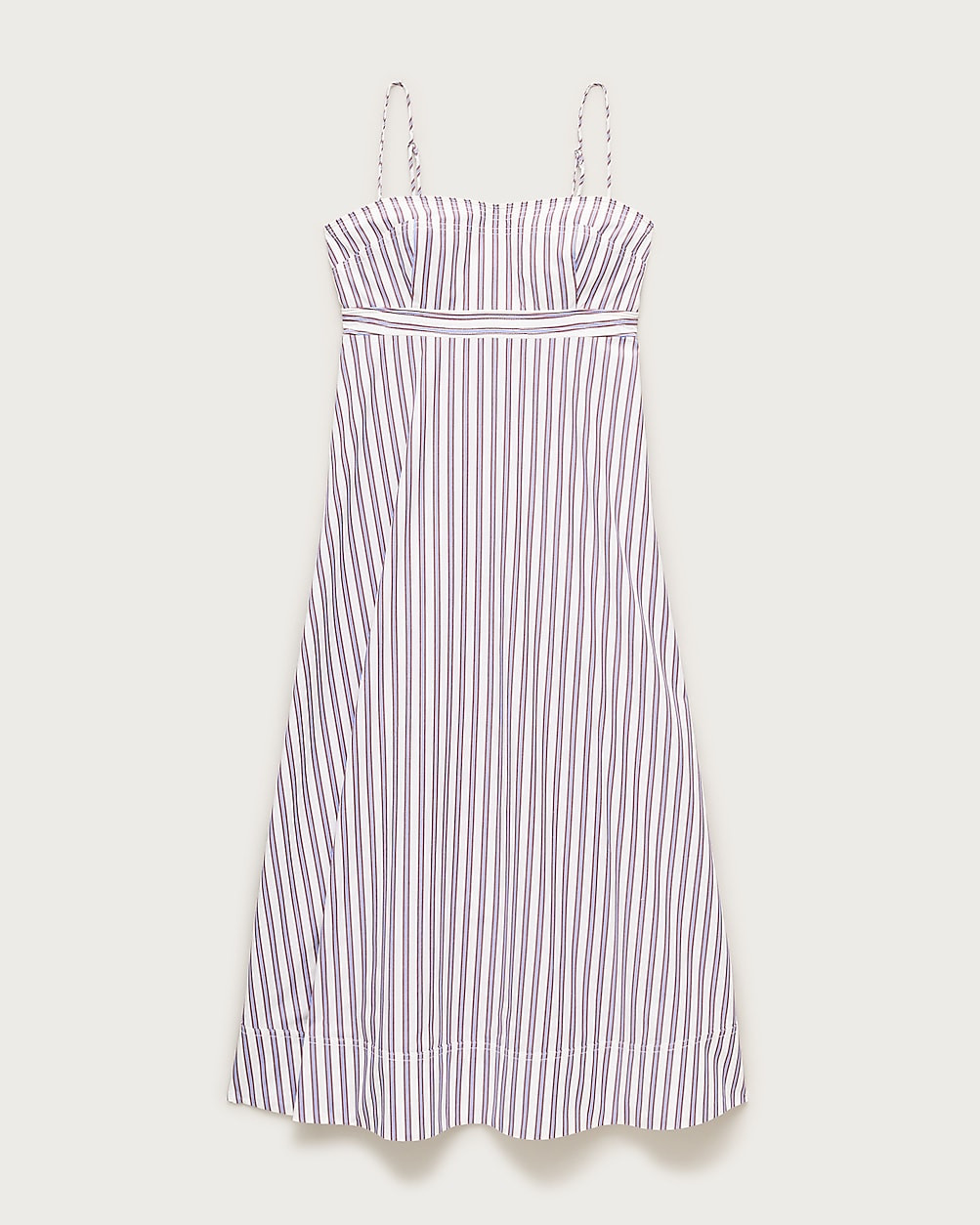 Empire-waist dress in striped cotton poplin | J. Crew US