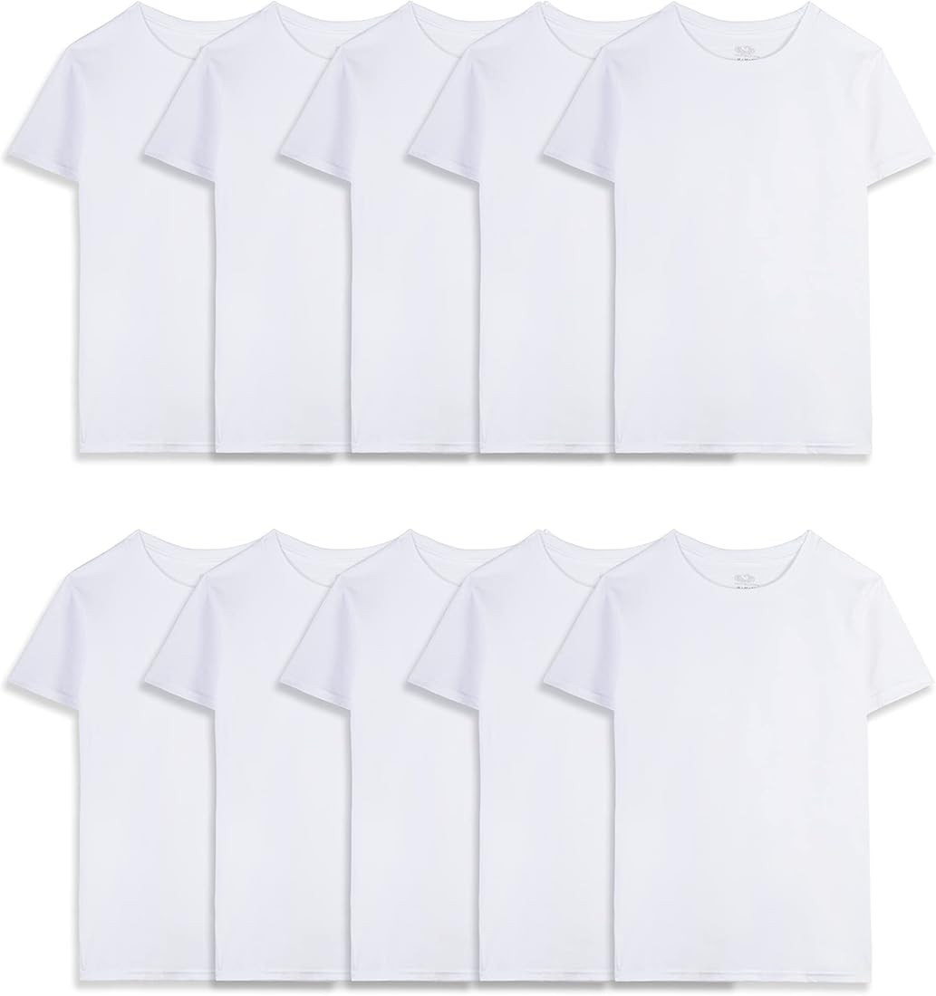 Fruit of the Loom Boys' Eversoft Cotton Undershirts, T Shirts & Tank Tops | Amazon (US)