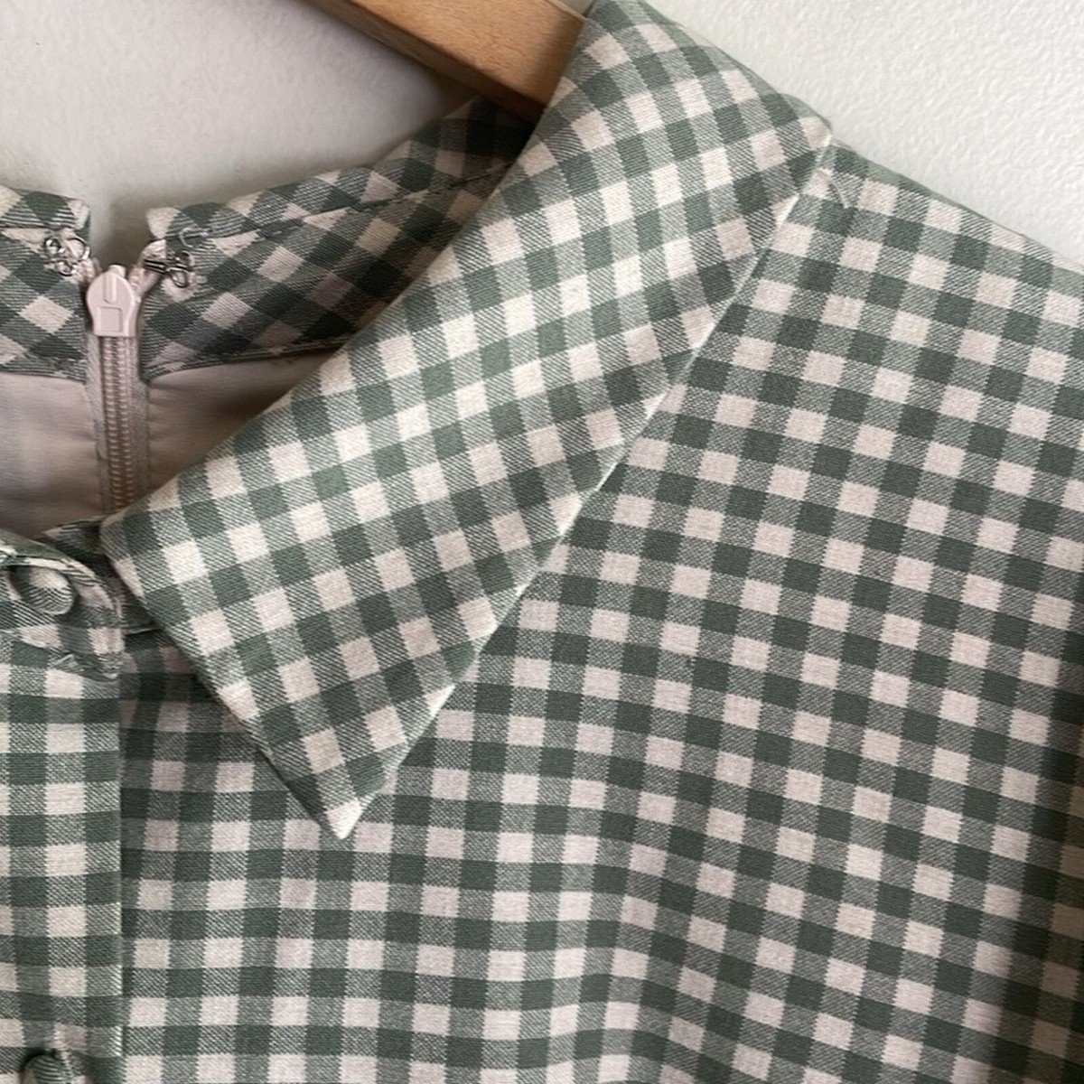 Gal Meets Glam Delilah Green Gingham Dress  | eBay | eBay US