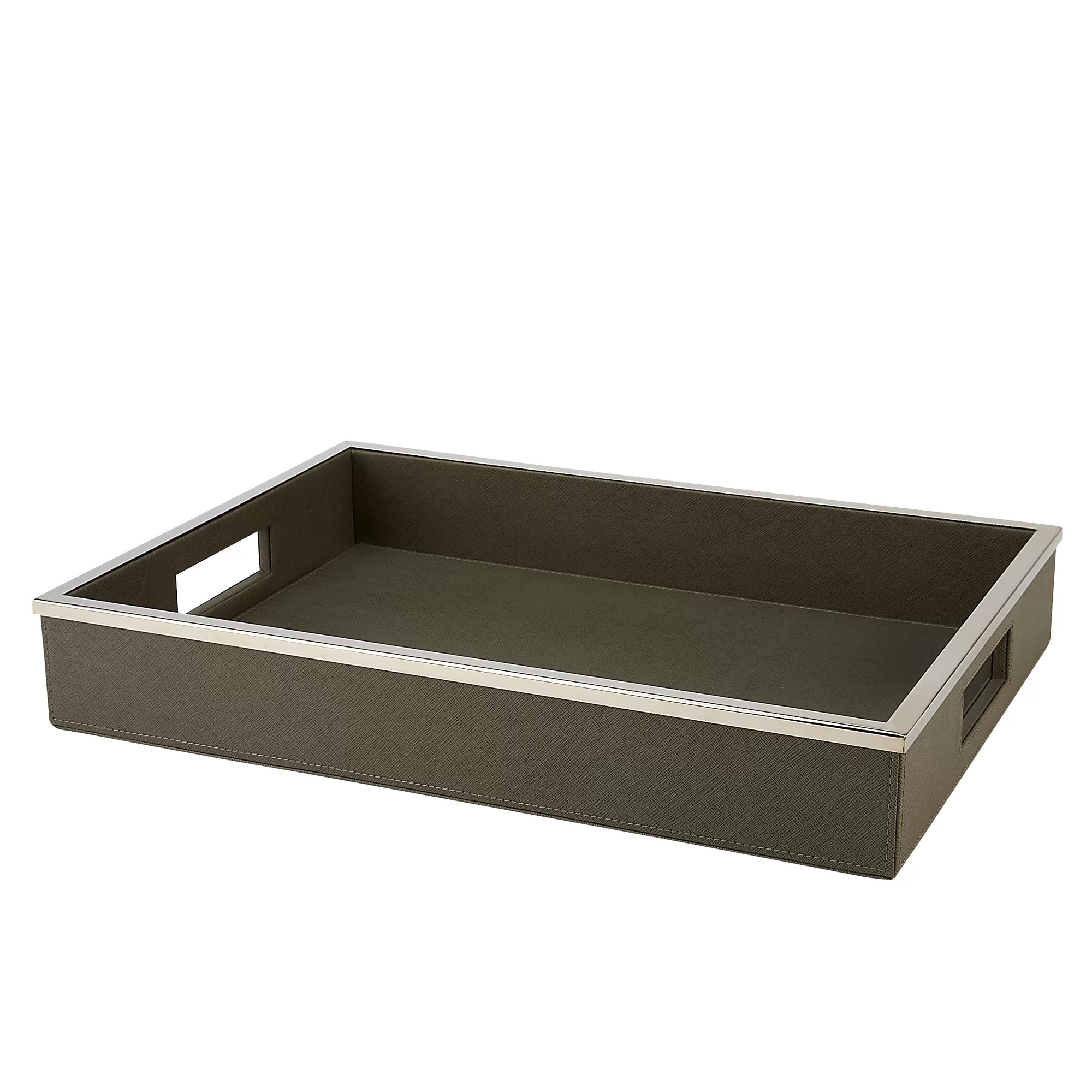 Alcott Hill® Szabo Leather / Faux Leather Tray & Reviews | Wayfair | Wayfair North America