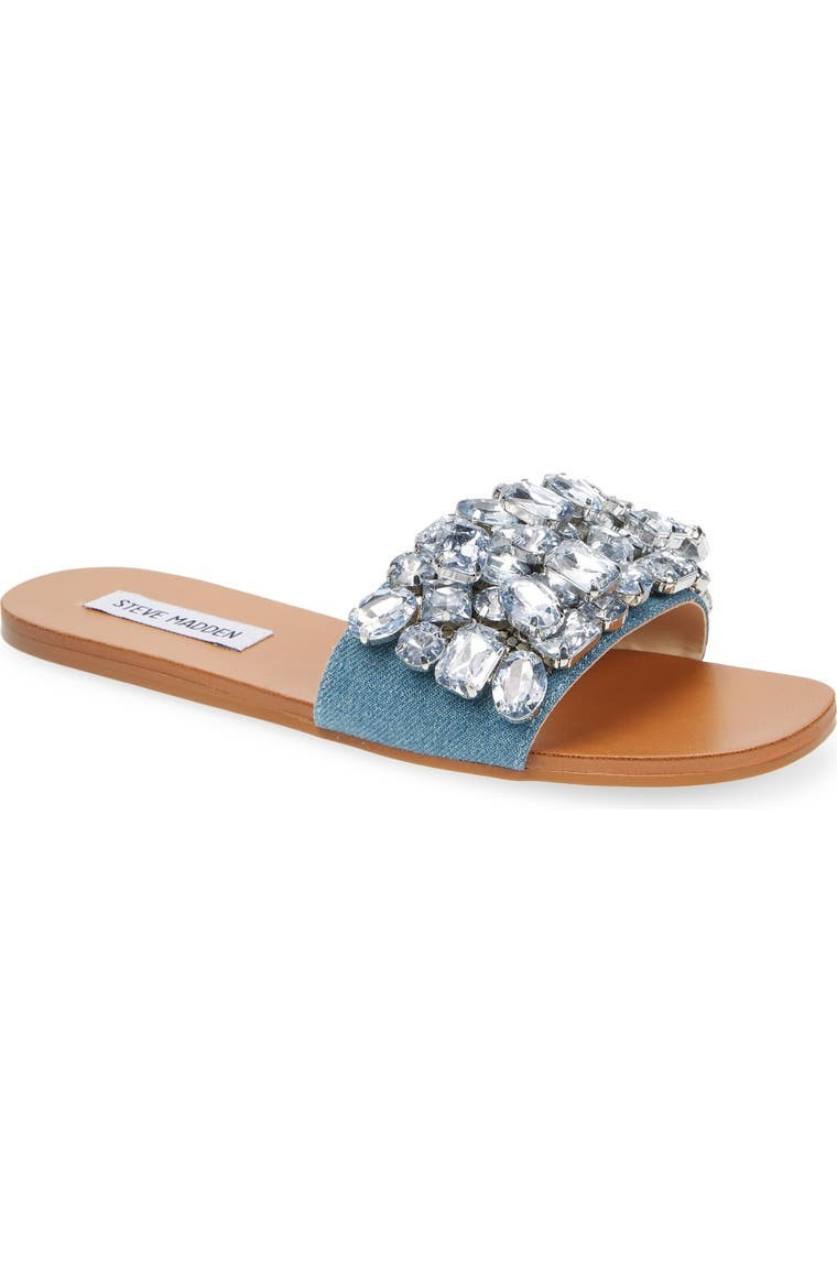 Brionna Embellished Slide Sandal | Nordstrom