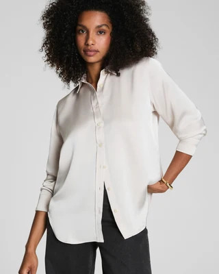SPANX® Silky Smooth Button Down | Spanx