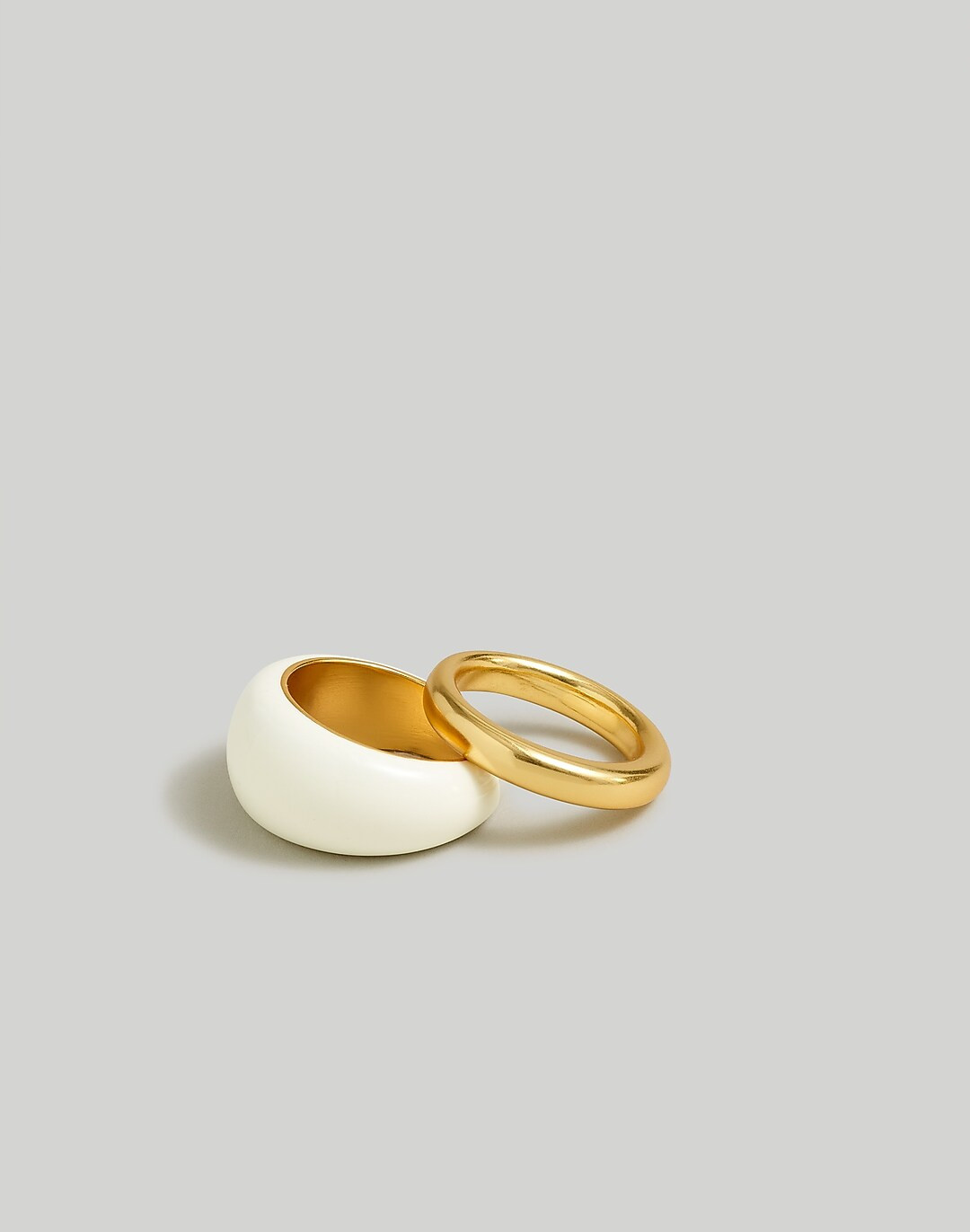 Two-Pack Enamel Ring Set | Madewell