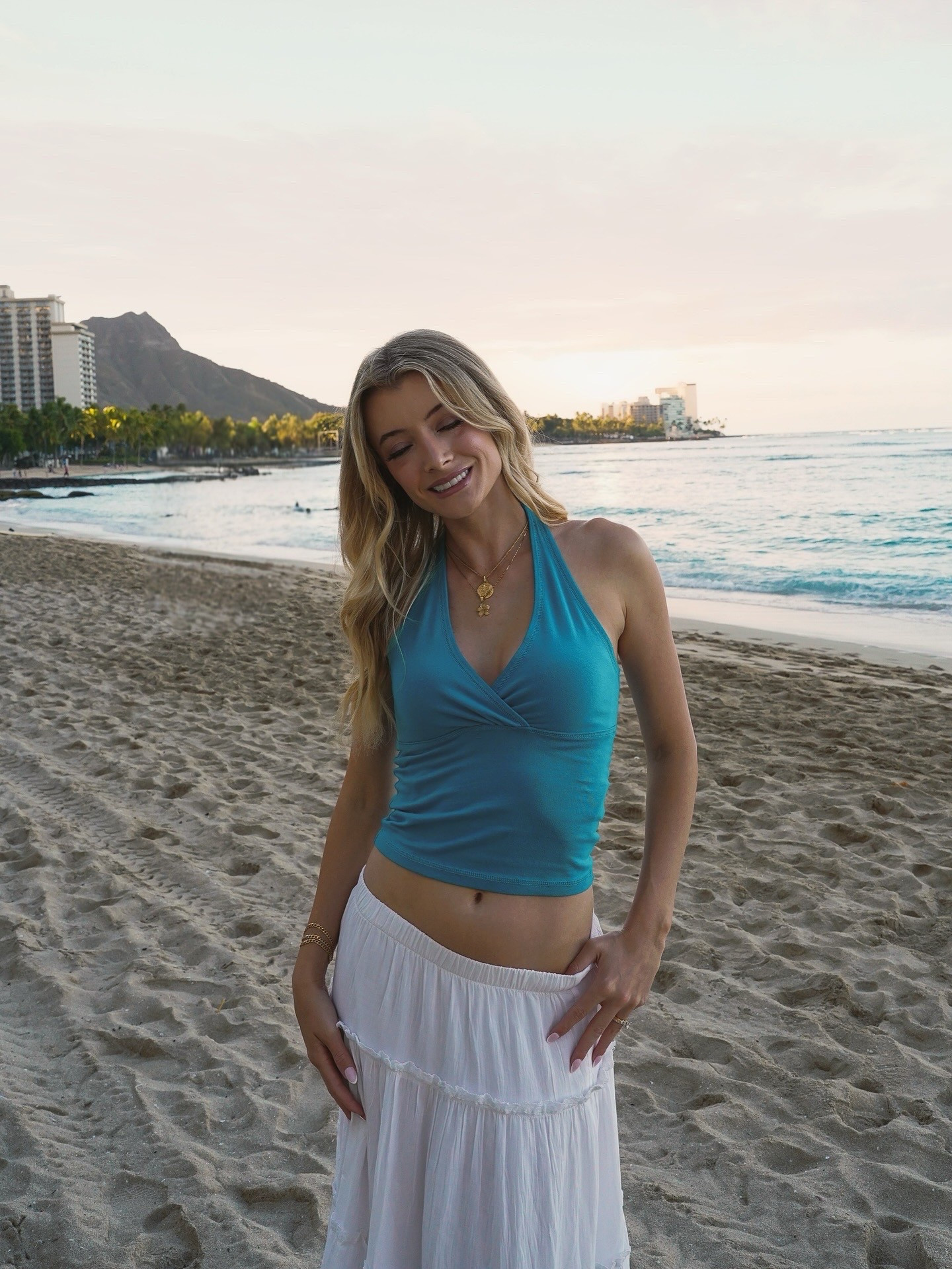 happy here 🦋
Hawaii
Summer 
Halter top
White skirt 
White beach skirt 
White flowy skirt 
Cover up 
Bathing suit cover up
Tank top 
Summer outfit 
Honolulu
Anniversary 
Honeymoon

#LTKSummerEdit #LTKTravel #LTKSwim